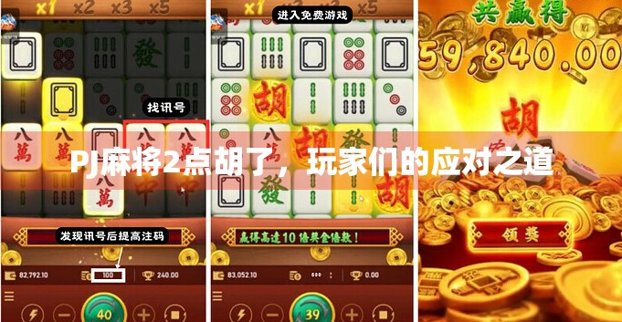 PJ麻将2点胡了，玩家们的应对之道