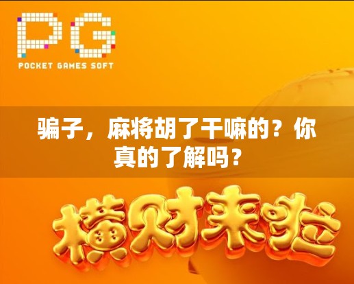 骗子,麻将胡了干嘛的?你真的了解吗? 骗子,麻将胡了干嘛的?你真的了解吗?