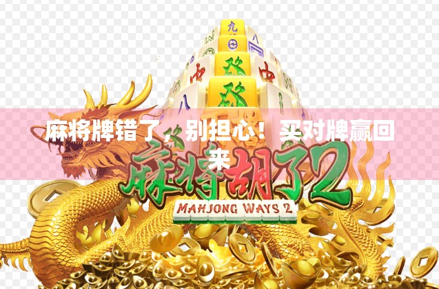 麻将牌错了,别担心!买对牌赢回来 麻将牌错了,别担心!买对牌赢回来