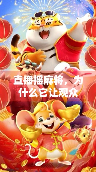 直播摇麻将,为什么它让观众觉得胡了 直播摇麻将,为什么它让观众觉得胡了