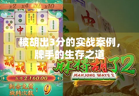 被胡出3分的实战案例，牌手的生存之道