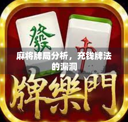 麻将牌局分析，充钱牌法的漏洞