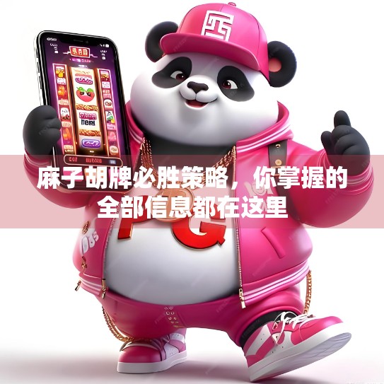 麻子胡牌必胜策略，你掌握的全部信息都在这里