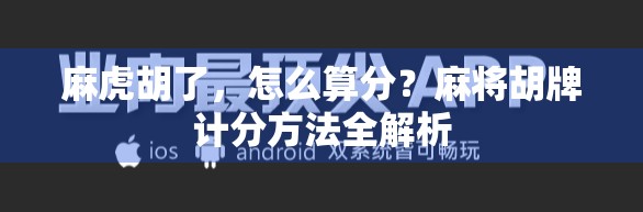 麻虎胡了，怎么算分？麻将胡牌计分方法全解析