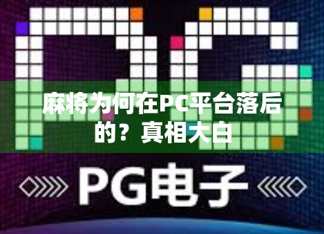 麻将为何在PC平台落后的？真相大白