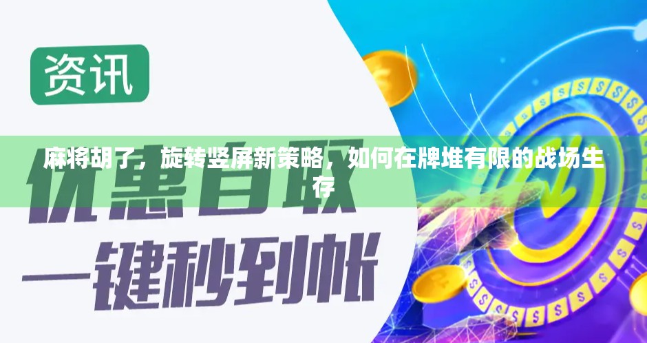 麻将胡了，旋转竖屏新策略，如何在牌堆有限的战场生存