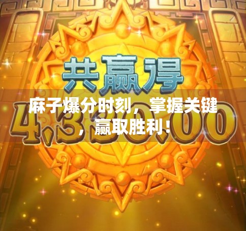 麻子爆分时刻，掌握关键，赢取胜利！