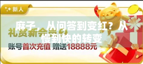 麻子，从问答到变红？从慢到快的转变