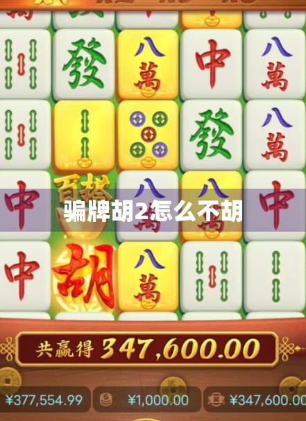 骗牌胡2怎么不胡 骗牌胡2怎么不胡