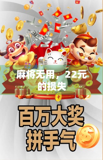 麻将无用，22元的损失