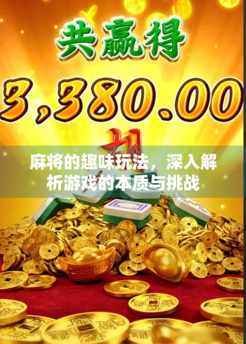 麻将的趣味玩法，深入解析游戏的本质与挑战