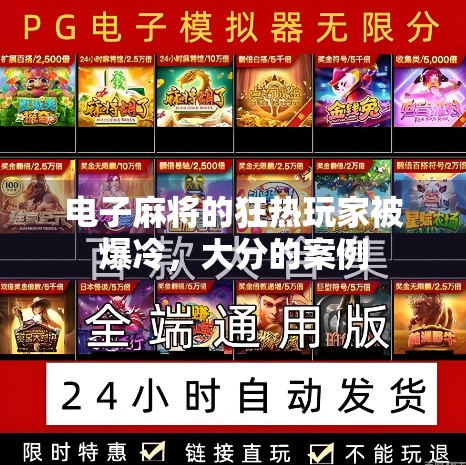 电子麻将的狂热玩家被爆冷,大分的案例 电子麻将的狂热玩家被爆冷,大分的案例