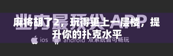 麻将胡了2，玩得更上一层楼，提升你的扑克水平