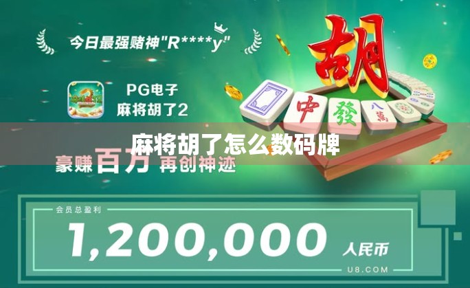 麻将胡了怎么数码牌