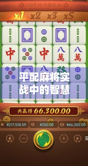 平配麻将实战中的智慧,玩牌前的思考与胡牌之道 平配麻将实战中的智慧,玩牌前的思考与胡牌之道