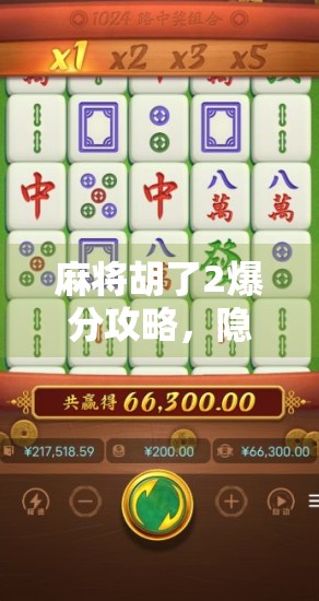 麻将胡了2爆分攻略,隐藏技巧与策略 麻将胡了2爆分攻略,隐藏技巧与策略