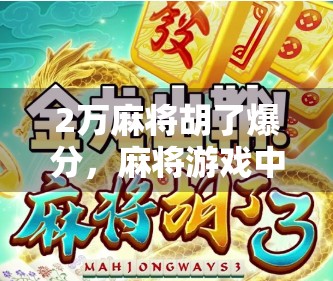 2万麻将胡了爆分，麻将游戏中的教训与未来的展望