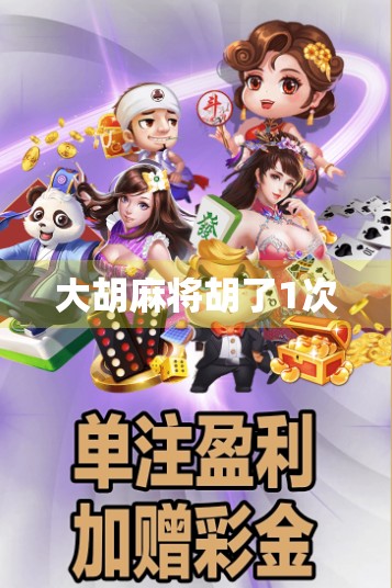 大胡麻将胡了1次