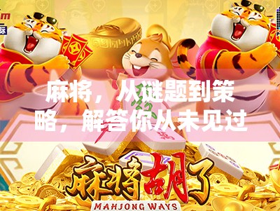 麻将，从谜题到策略，解答你从未见过的牌局