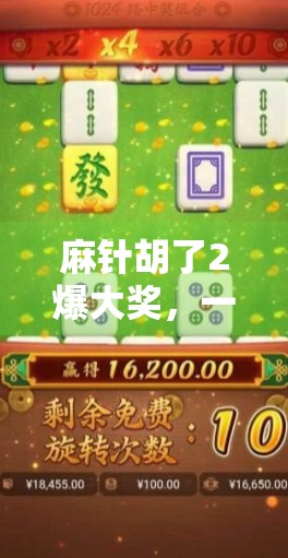 麻针胡了2爆大奖,一个值得尝试的麻将新游戏 麻针胡了2爆大奖,一个值得尝试的麻将新游戏