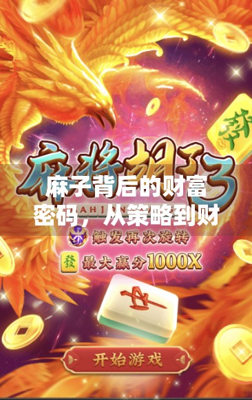 麻子背后的财富密码，从策略到财富的另一种游戏