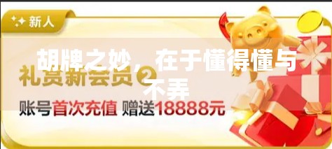 胡牌之妙，在于懂得懂与不弄