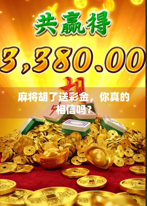 麻将胡了送彩金，你真的相信吗？