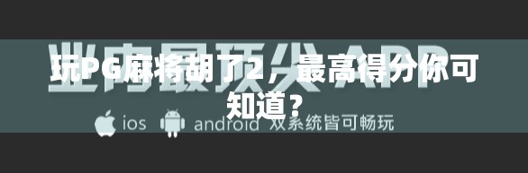 玩PG麻将胡了2，最高得分你可知道？