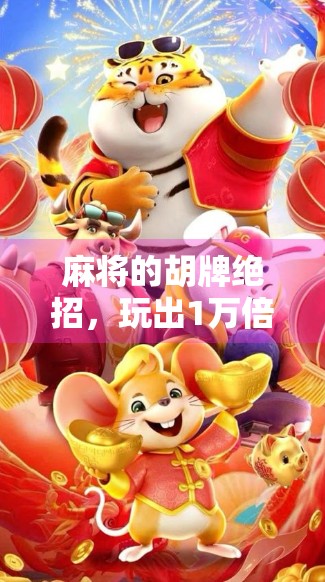 麻将的胡牌绝招，玩出1万倍高手