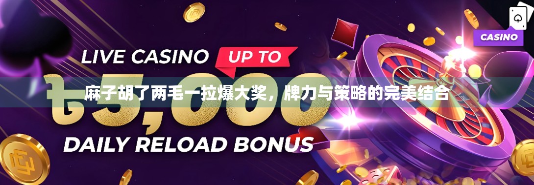 麻子胡了两毛一拉爆大奖，牌力与策略的完美结合