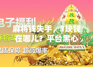麻将钱失手，1块钱在哪儿？平台黑心，你得知道真相