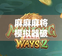 麻麻麻将模拟器破解软件，安全使用的重要性