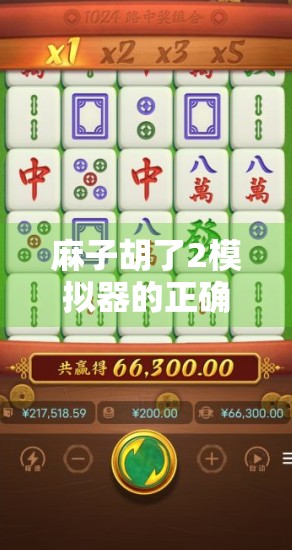 麻子胡了2模拟器的正确使用方法