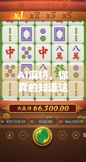 AI麻将，你真的知道这些规则吗？